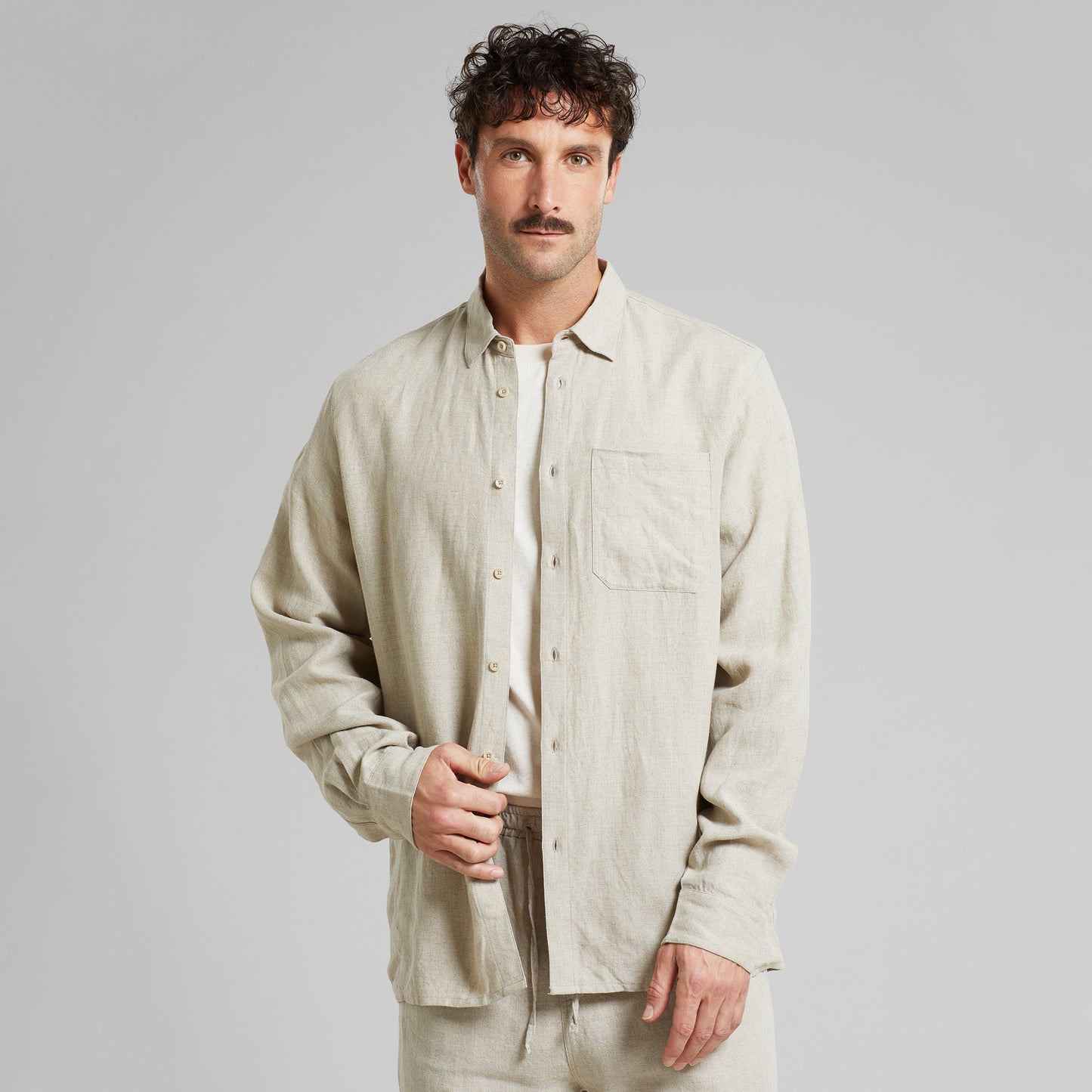 Chemise RUTE en lin - écru