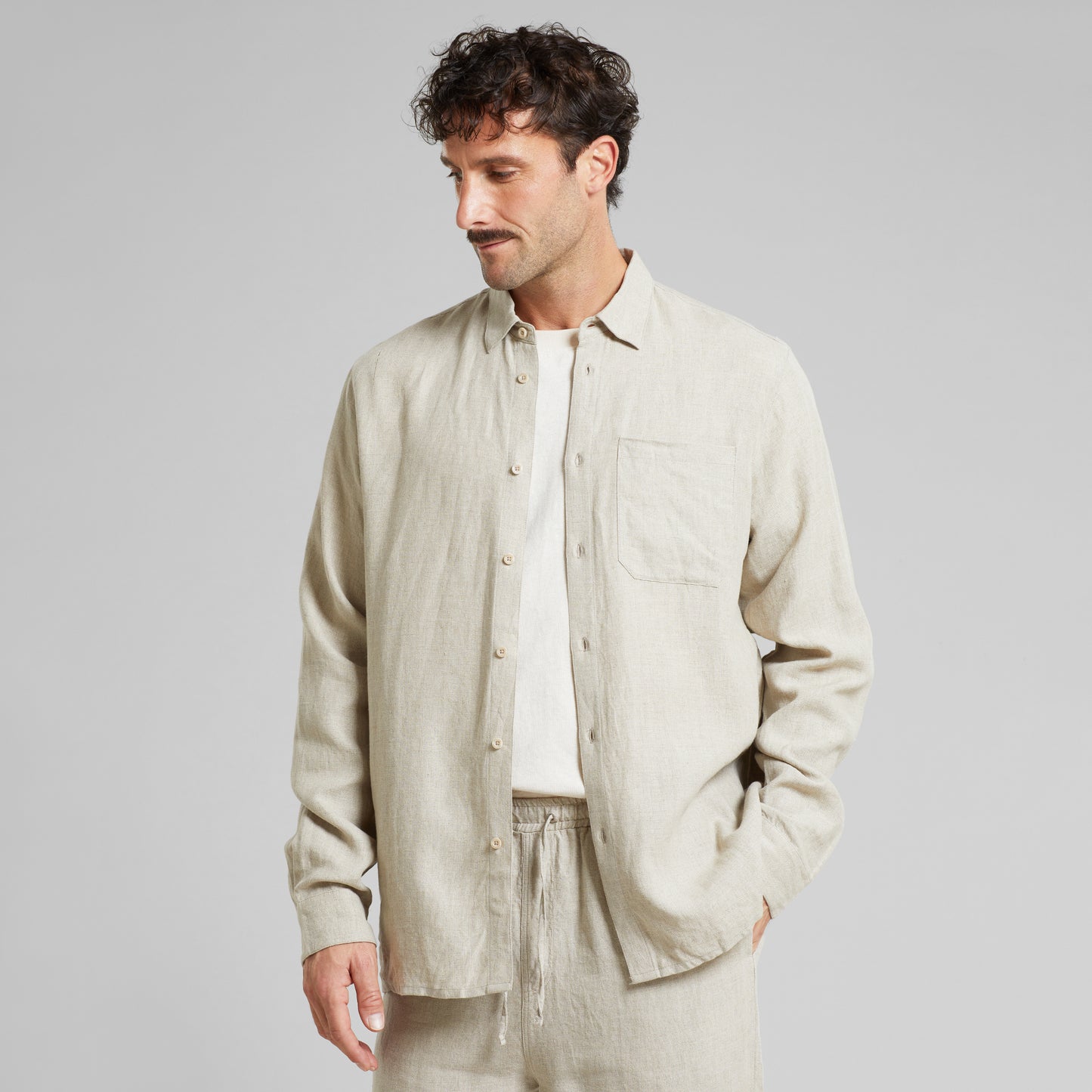 Chemise RUTE en lin - écru