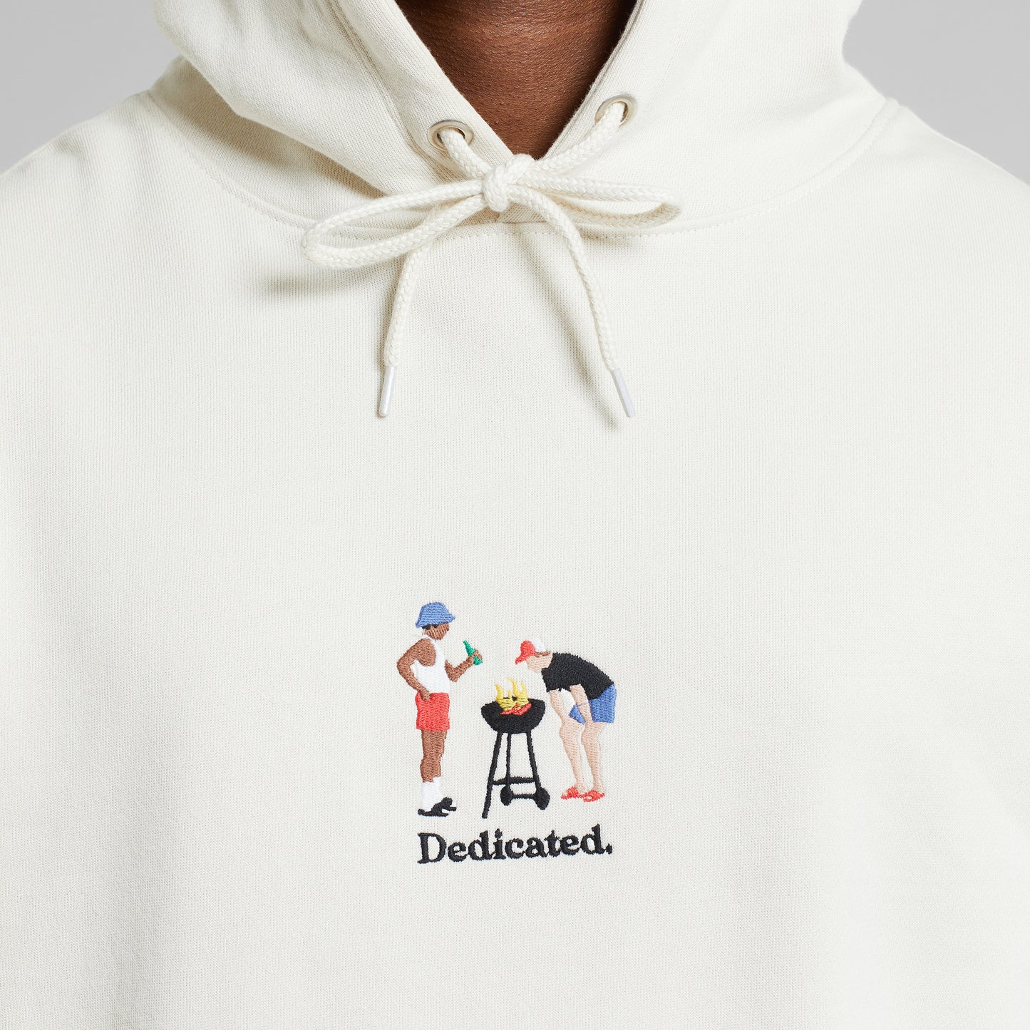Hoodie BBQ crème