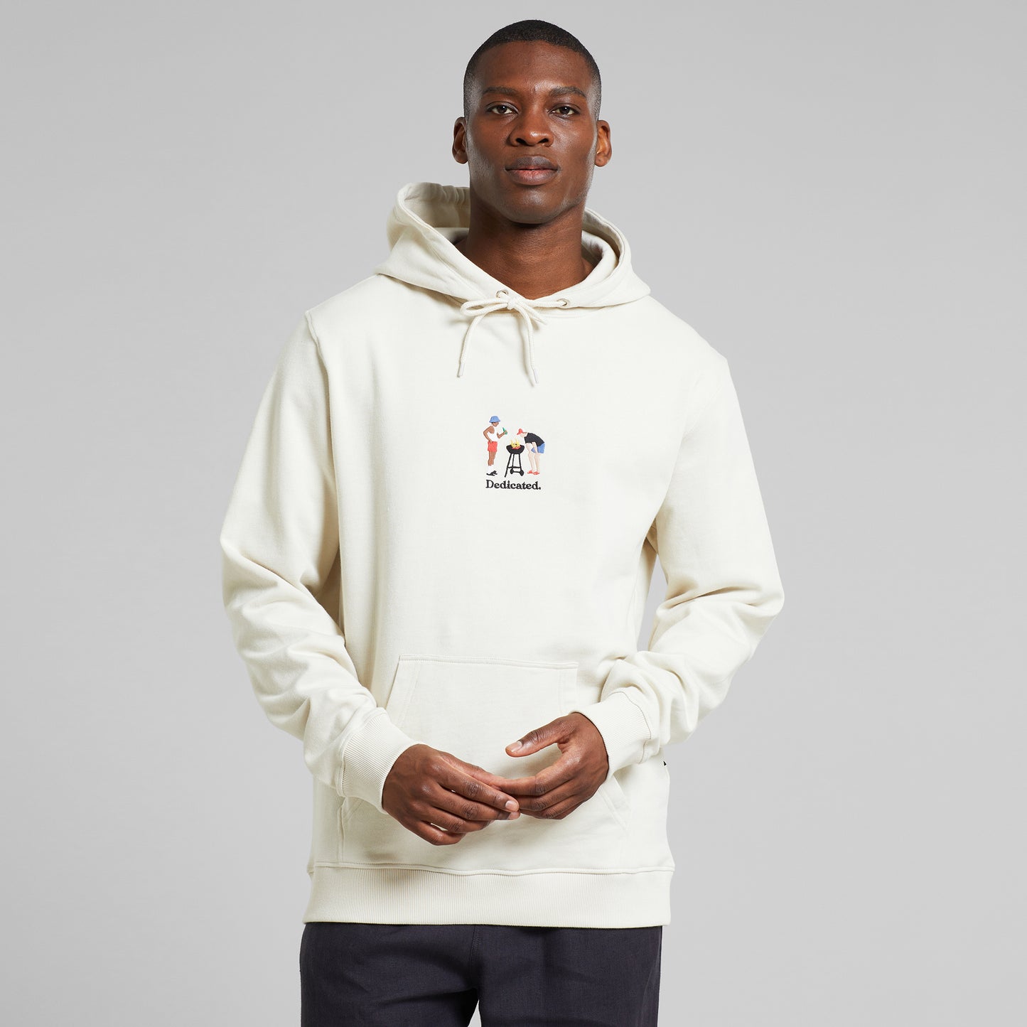 Hoodie BBQ crème