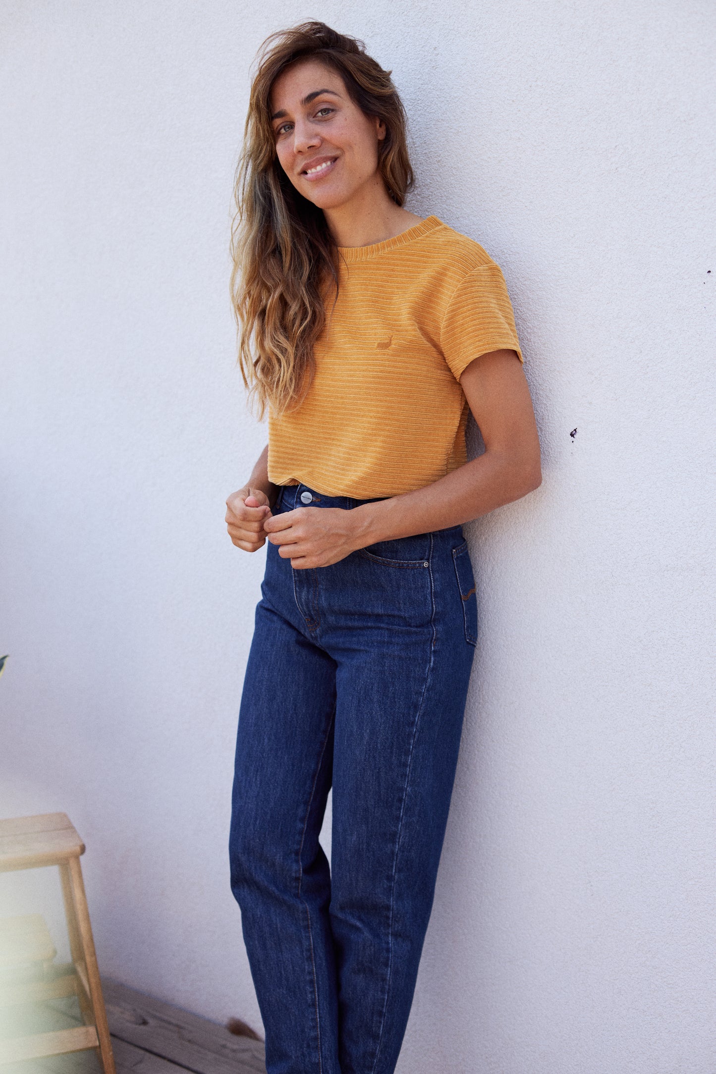 ARIADNA - T-shirt moutarde