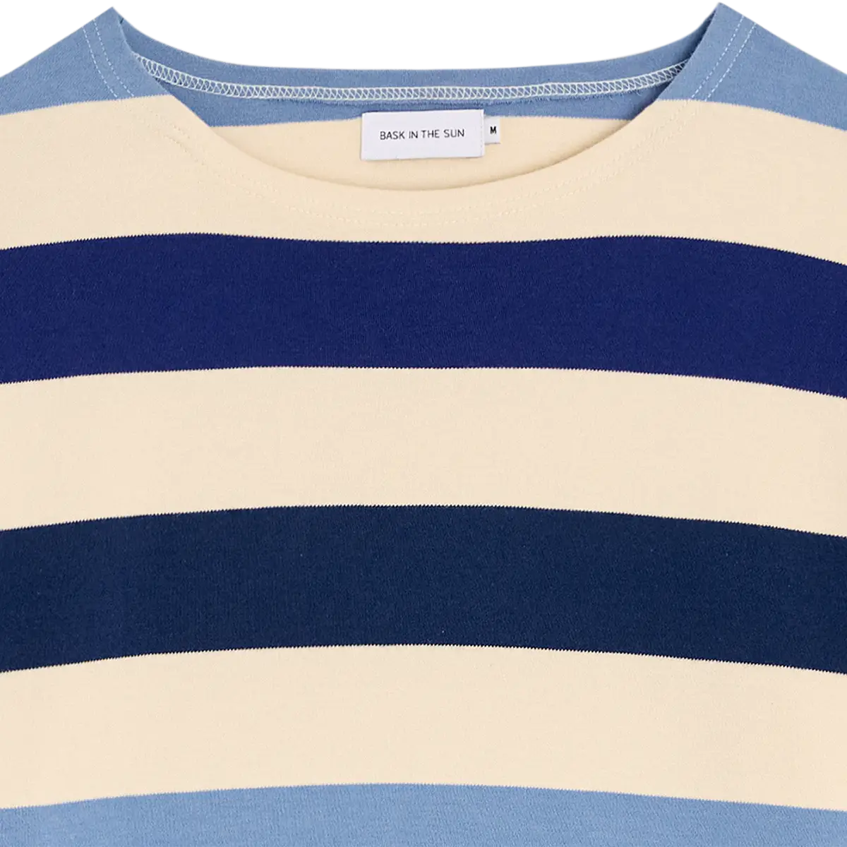 Sweat léger IBAN - ligné bleu