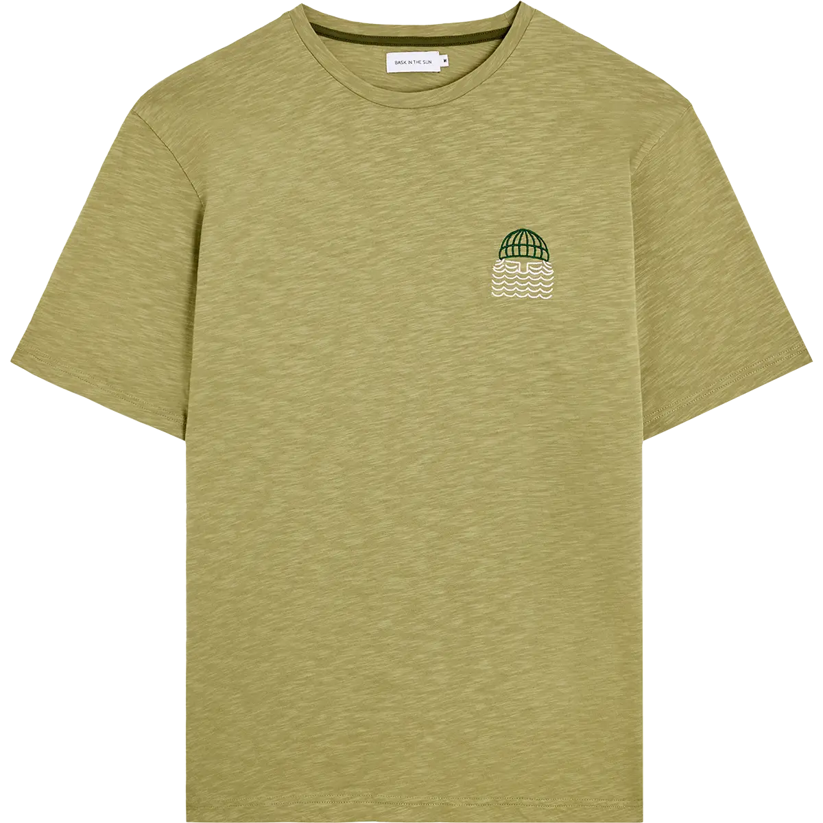 T-shirt TO THE SEA (broderie barbu) - Vert