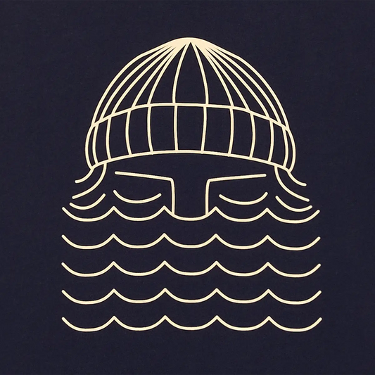 T-shirt TO THE SEA - Navy