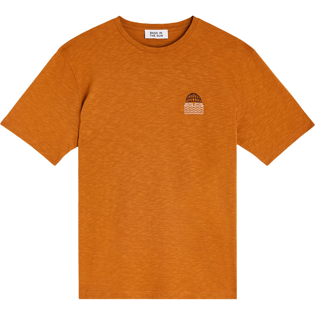 T-shirt TO THE SEA (broderie barbu) - caramel