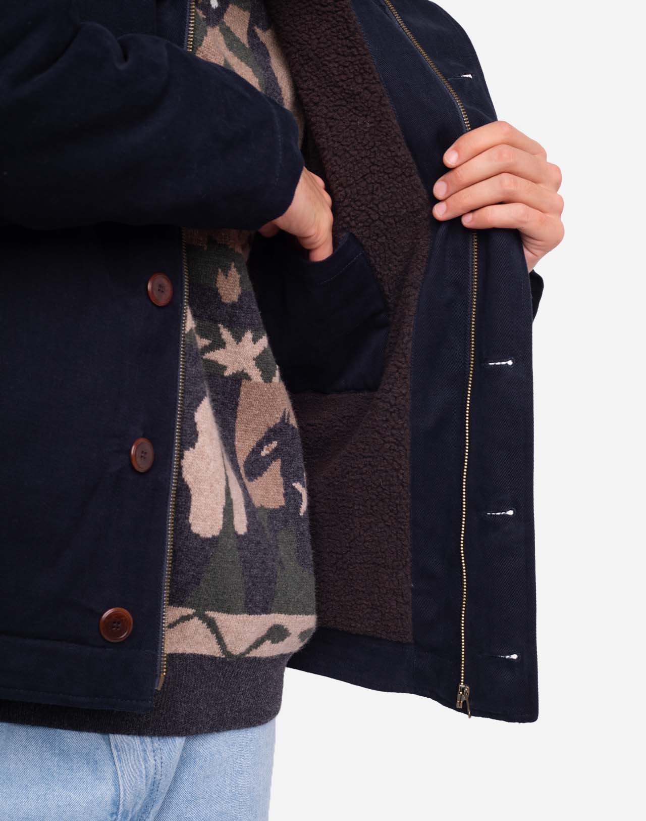Veste MERMOZ marine