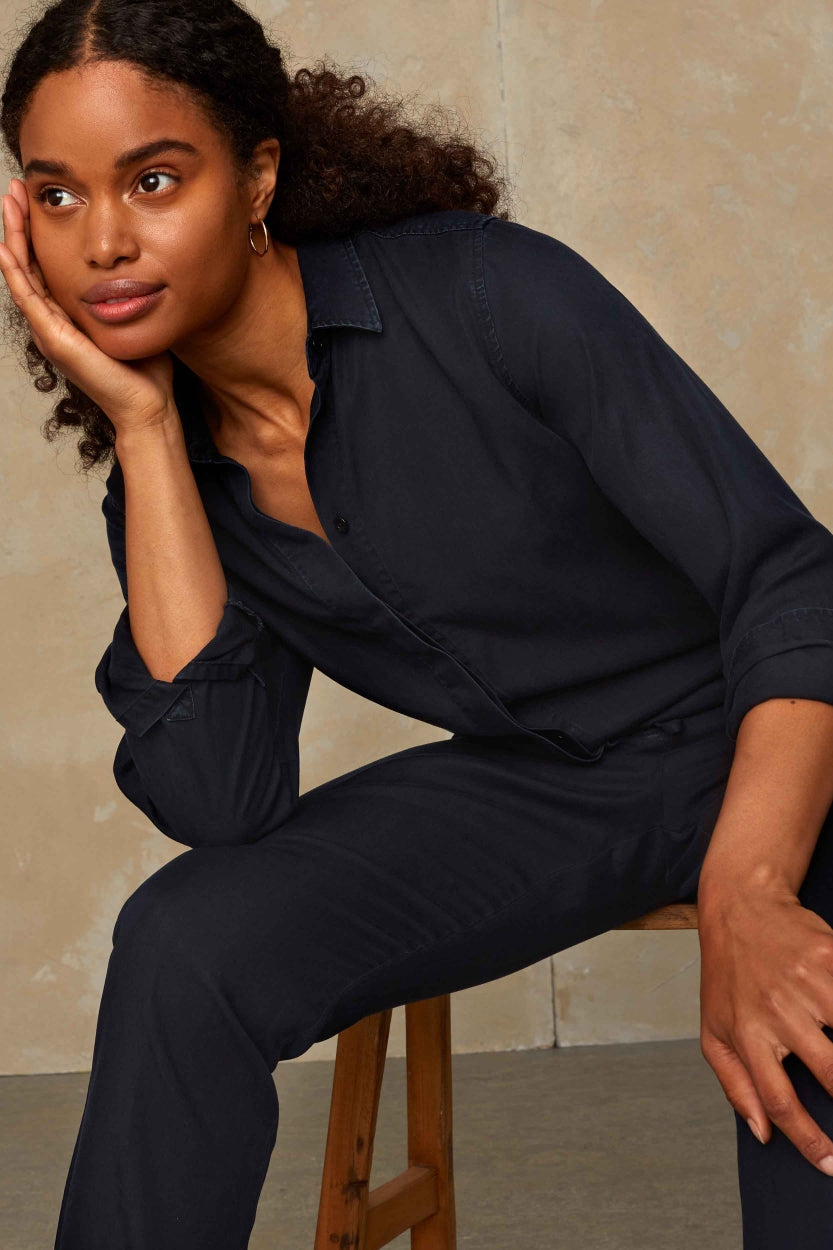 STEPHANIE - Combinaison Blue-black