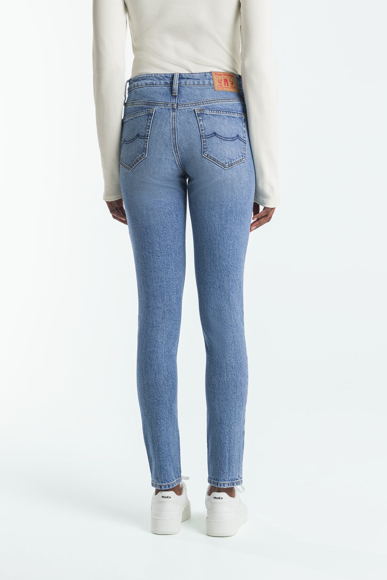 Jean slim JUNO - Antonie Deep Royal (Tencel)
