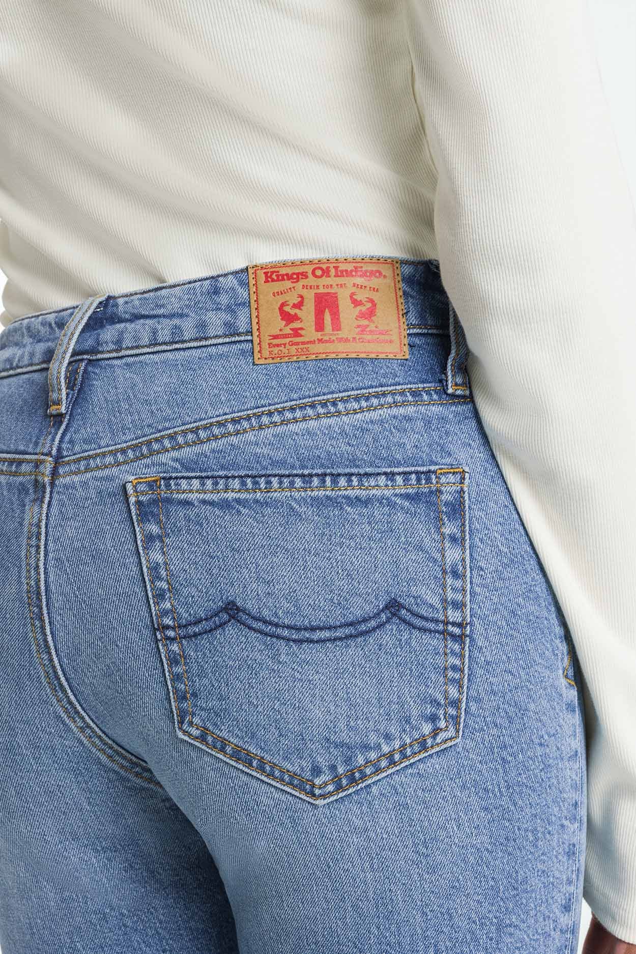 Jean slim JUNO - Antonie Deep Royal (Tencel)