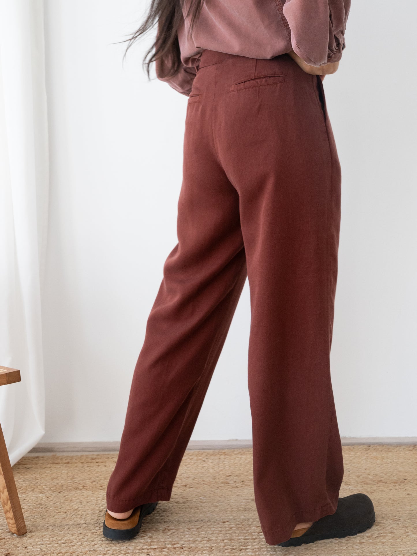Pantalon MESQUIDA - Bordeau (lie de vin)