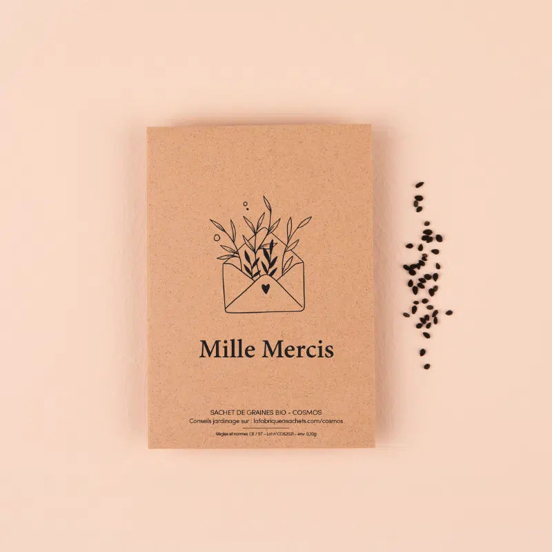 Mille mercis - Sachet de graines de Cosmos