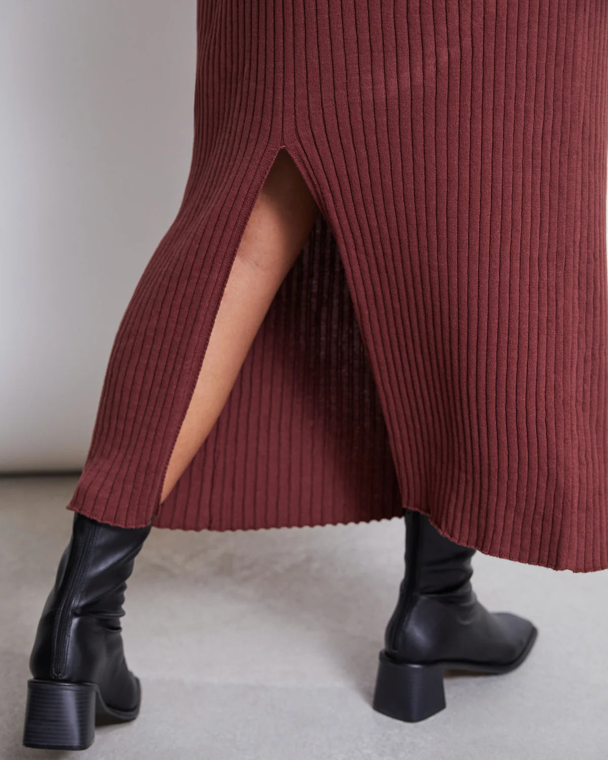 Jupe longue EBBA Intense Rust