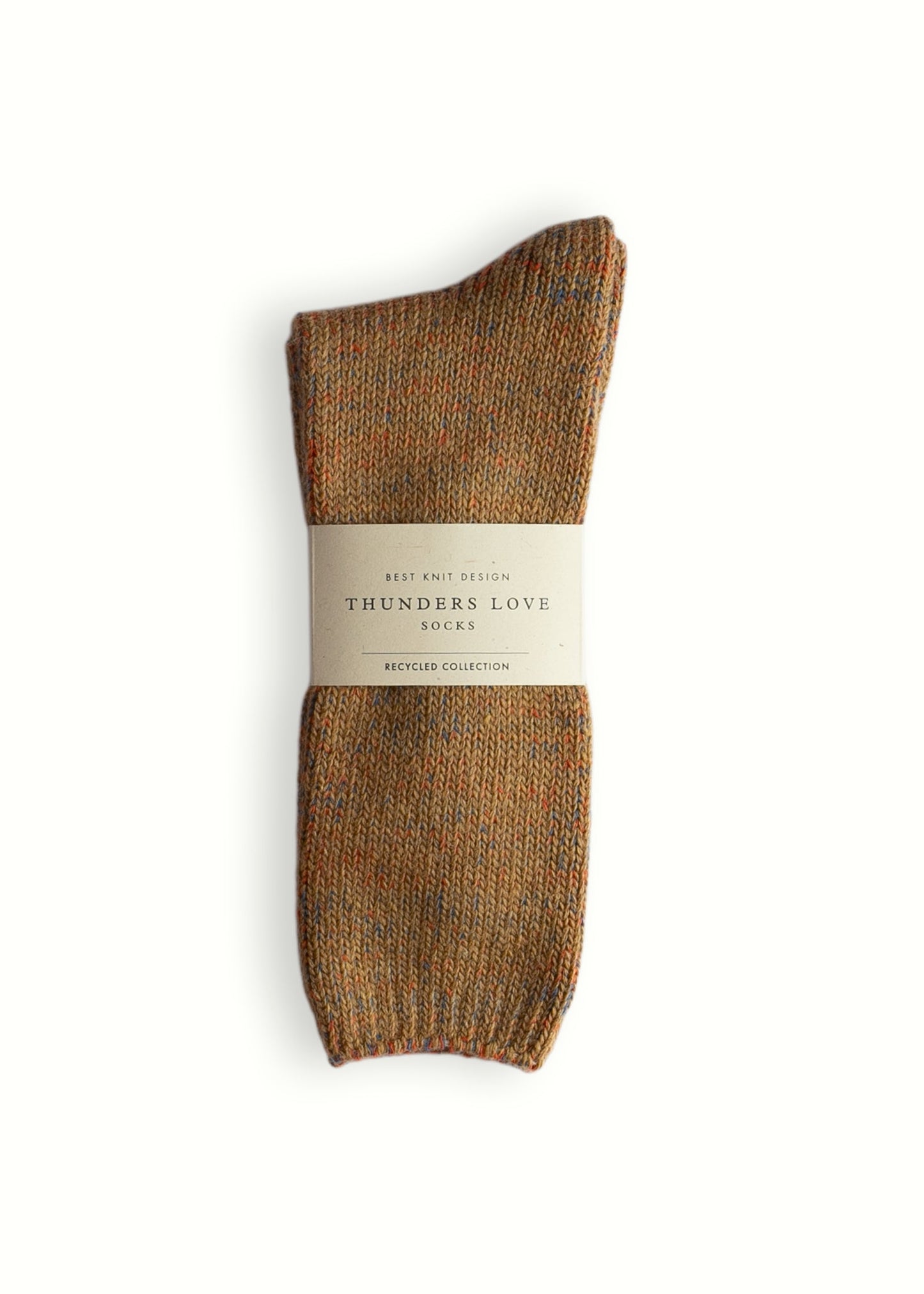 Chaussettes en laine recyclée - Sand
