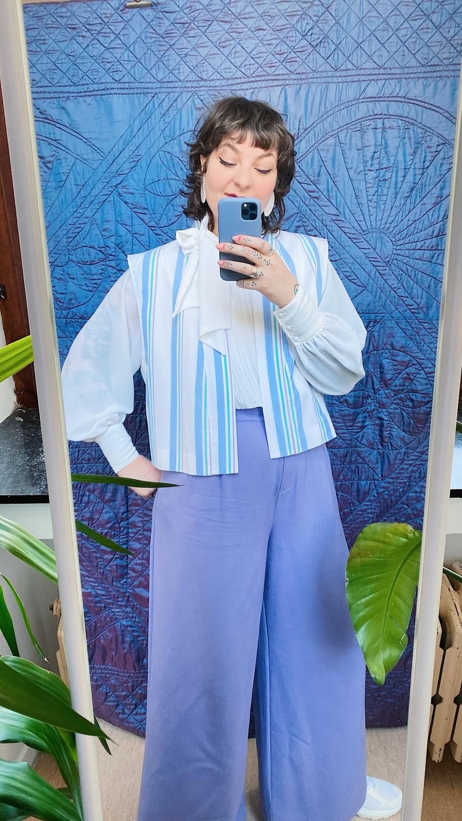 Veste sans manches - lignes