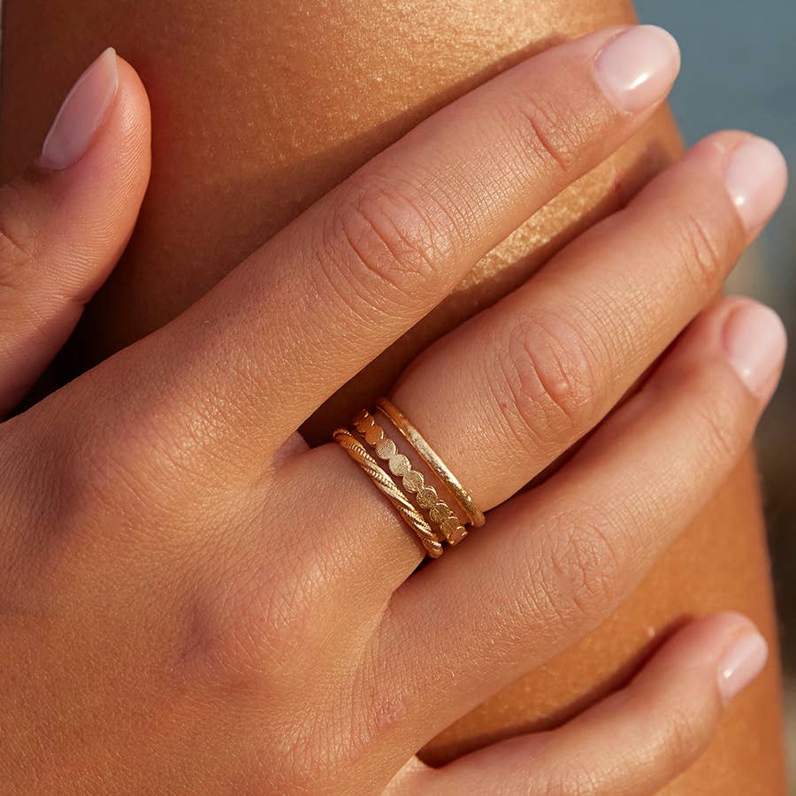 Bague Tyra | Bijoux dorés, cadeau imperméable