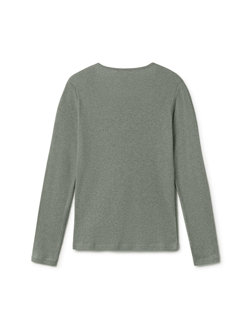 T-shirt à longues manches ARRAN - Vert sauge
