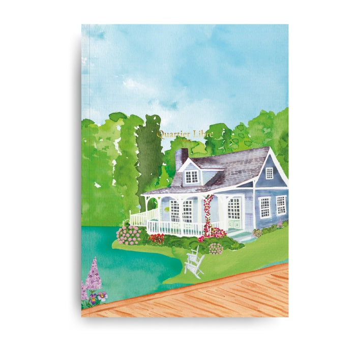 Carnet A5 - Maison près du lac