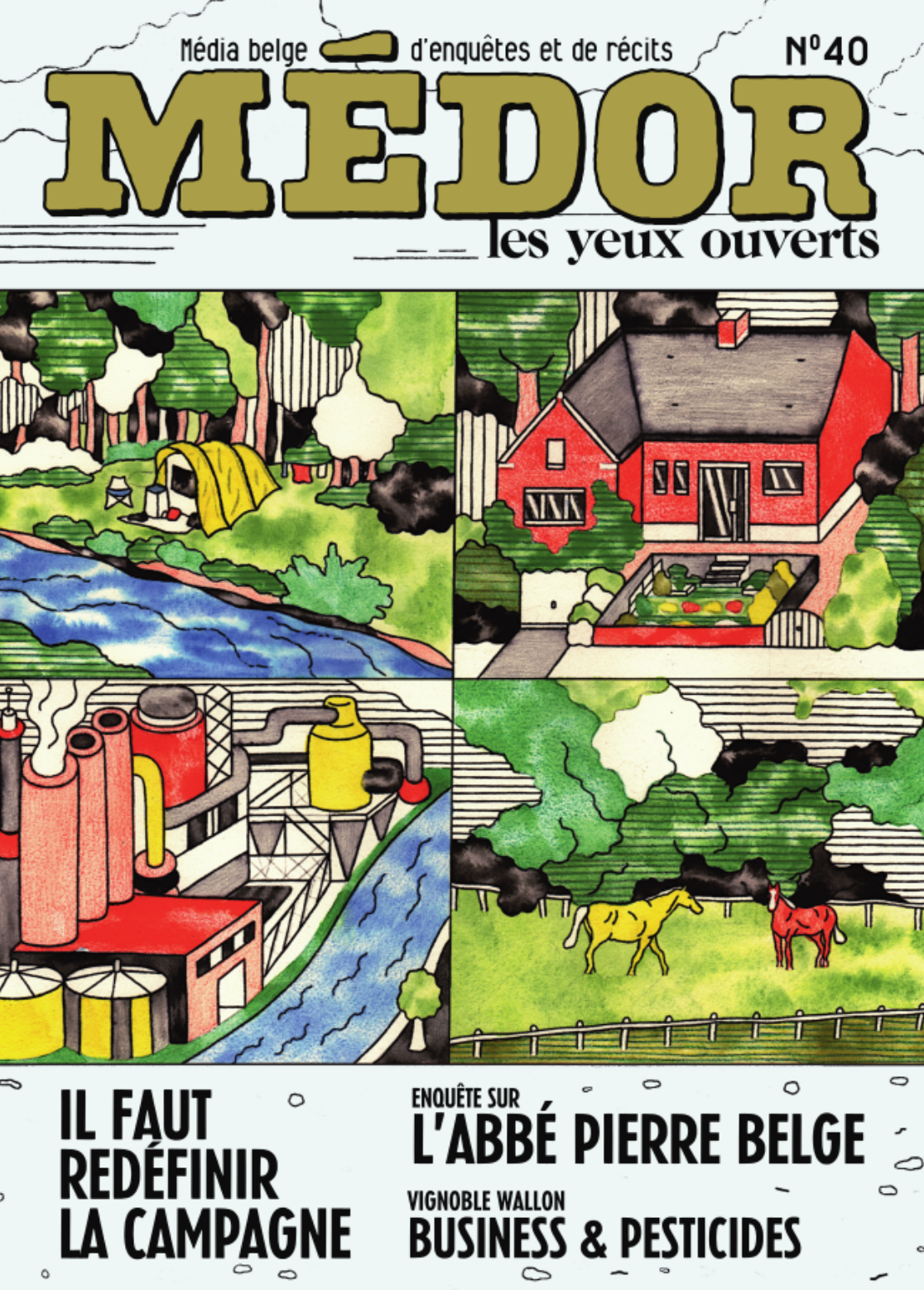 Médor - "Il faut redéfinir la campagne" - N°40 (automne 2025)