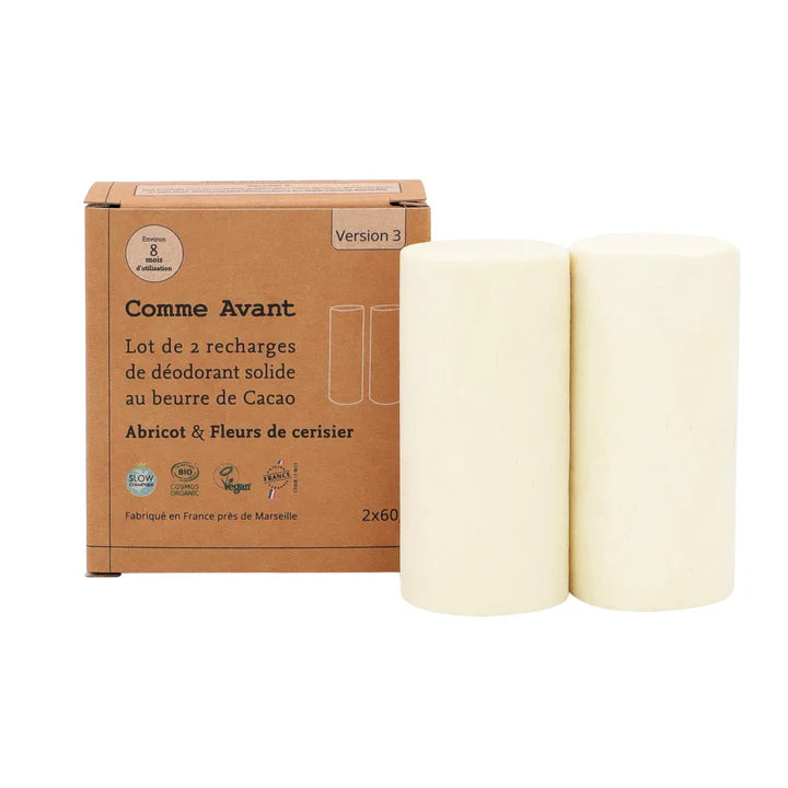 Déodorant solide abricot & fleurs de cerisier