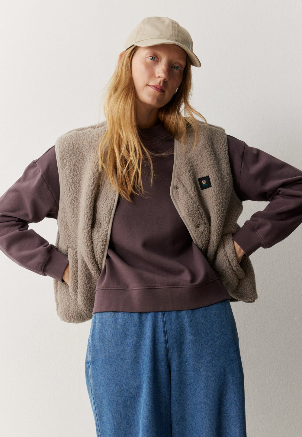 Veste teddy sans manches FARGESIA - 2 coloris disponibles