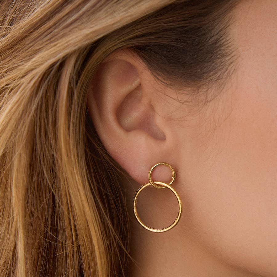 Boucles d'oreilles Selina | Bijoux en or, cadeaux imperméables