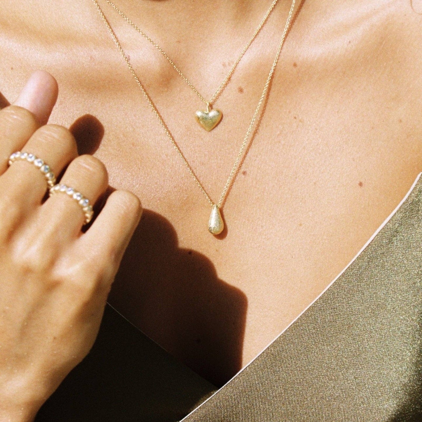 Collier Paola | Bijoux dorés, cadeau imperméable