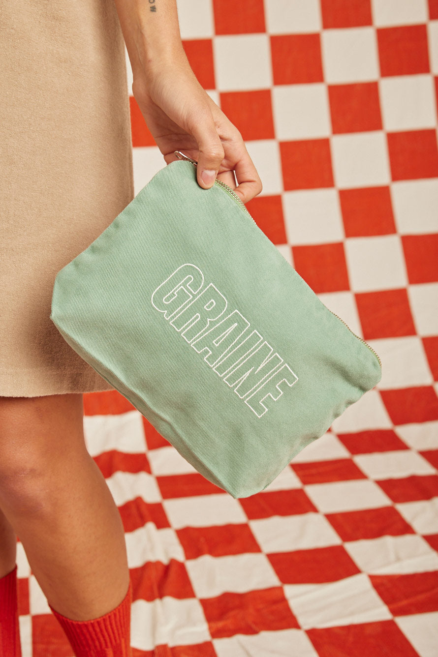 Pochette Racine Vert ou Mastic