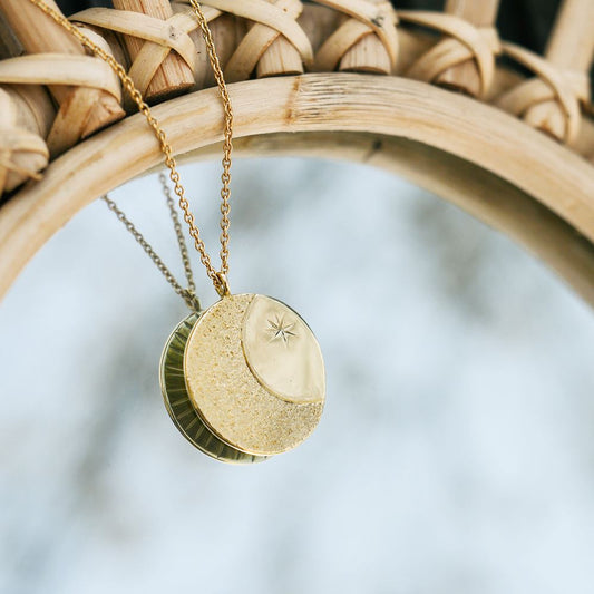Collier L'équilibriste (plaqué or)