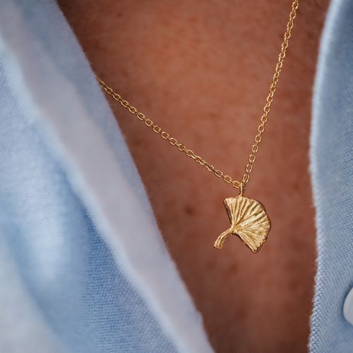 Collier "âme d'enfant" (plaqué or) - Gecko