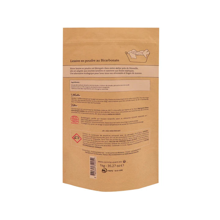 Lessive en poudre au Bicarbonate 1kg