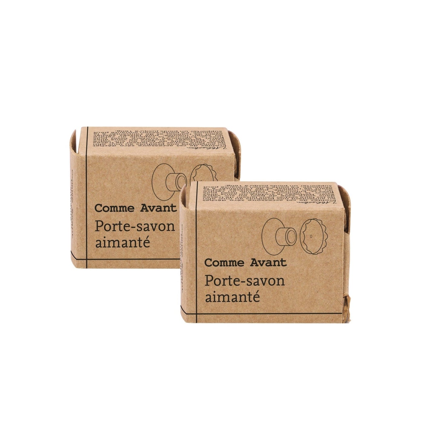 Porte-savon aimanté en acier inoxydable