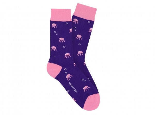 Chaussettes Méduse Violet