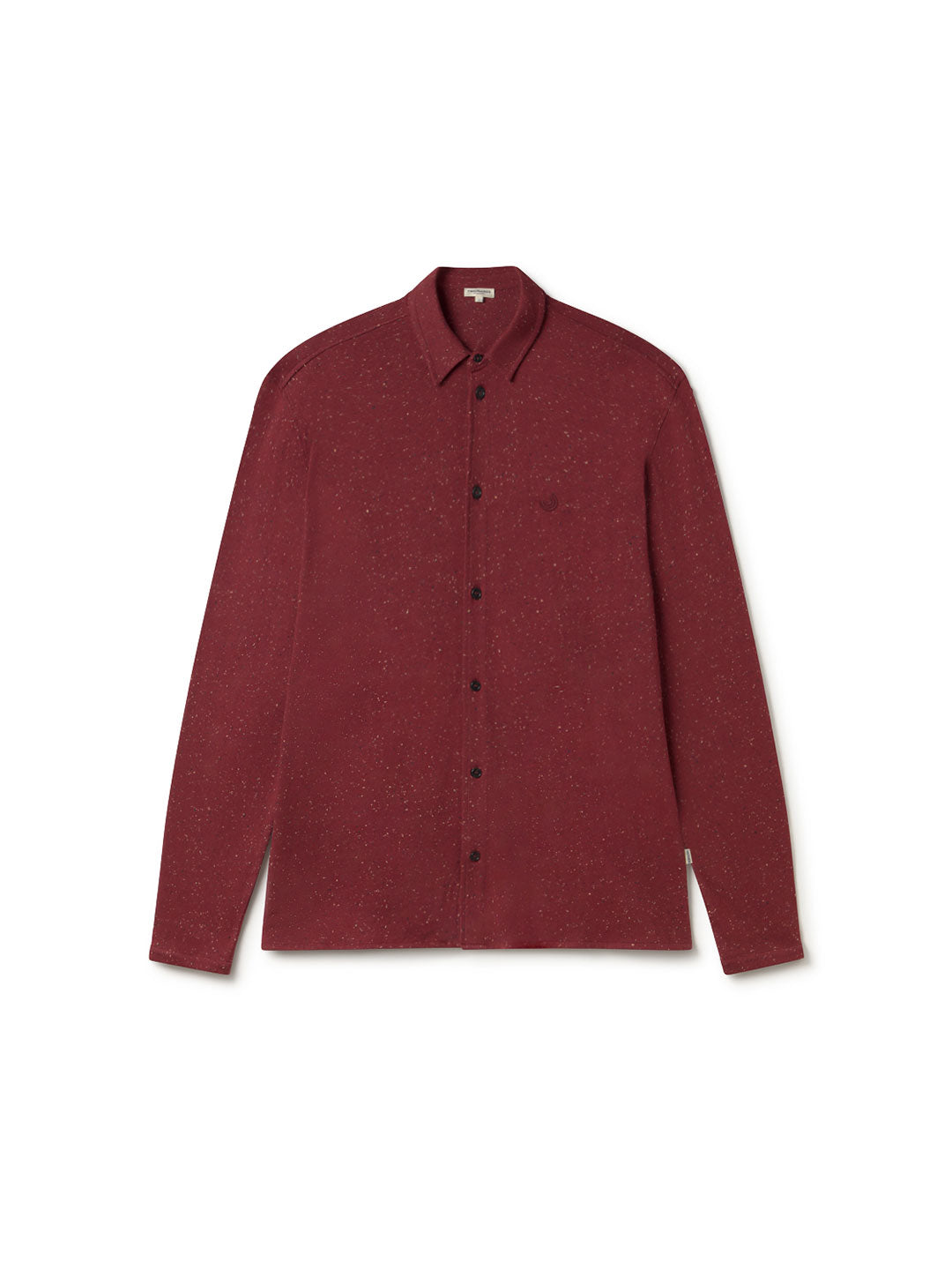 Chemise en jersey BLEIKSOYA - Lie de vin