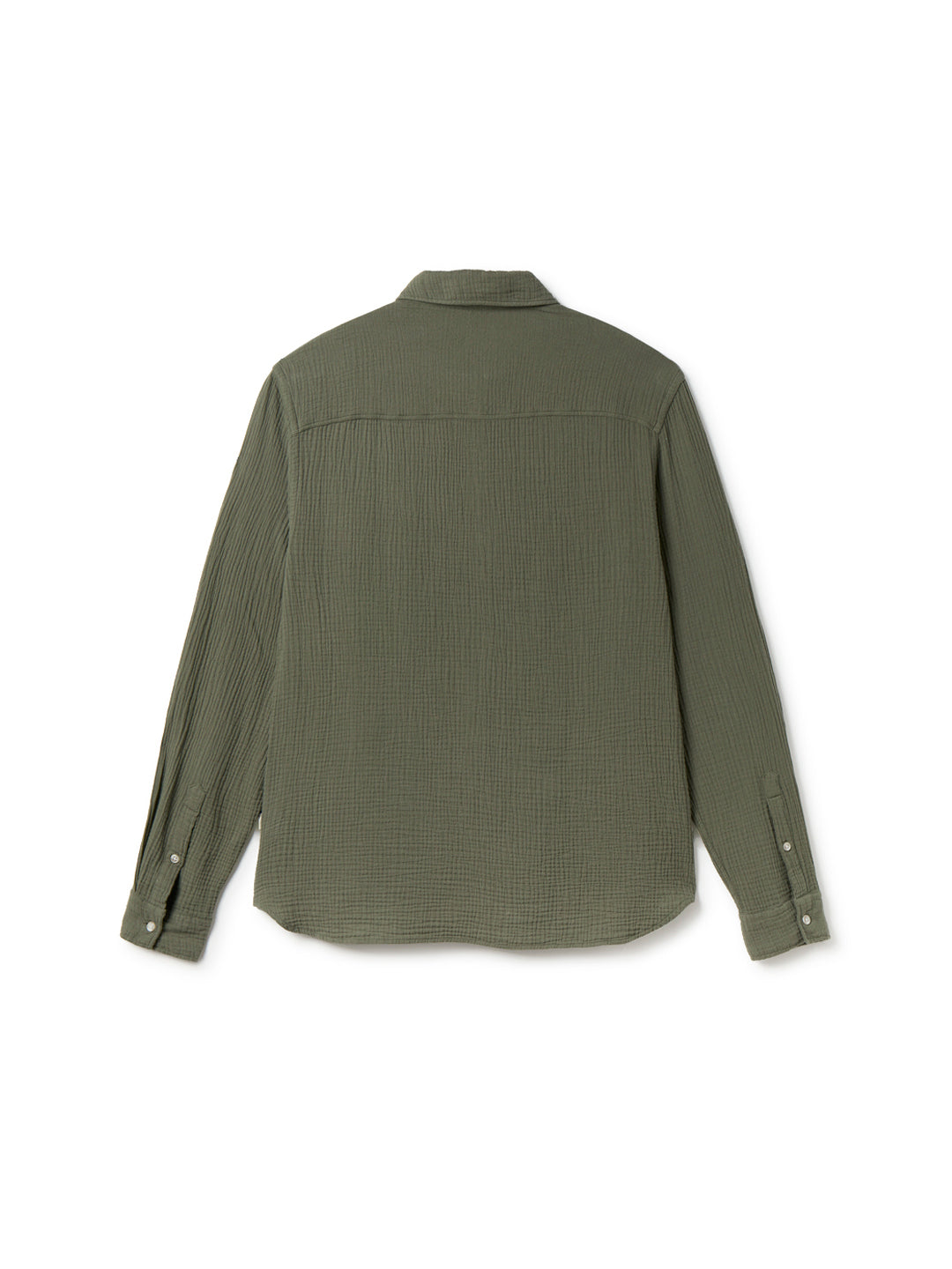 Chemise à longues manches UNYEE en gaze de coton - kaki