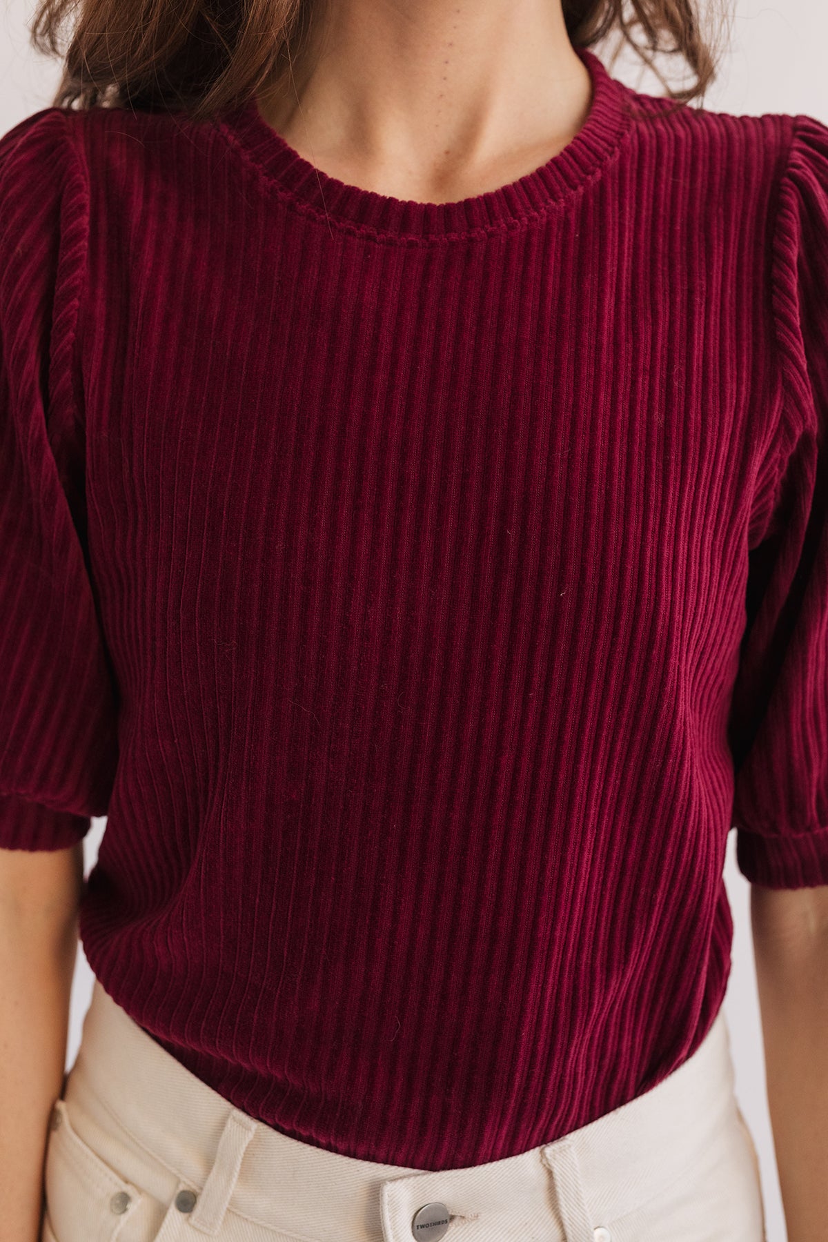 Blouse HORST - dark cranberry