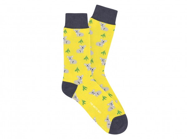Chaussettes Koala Jaune