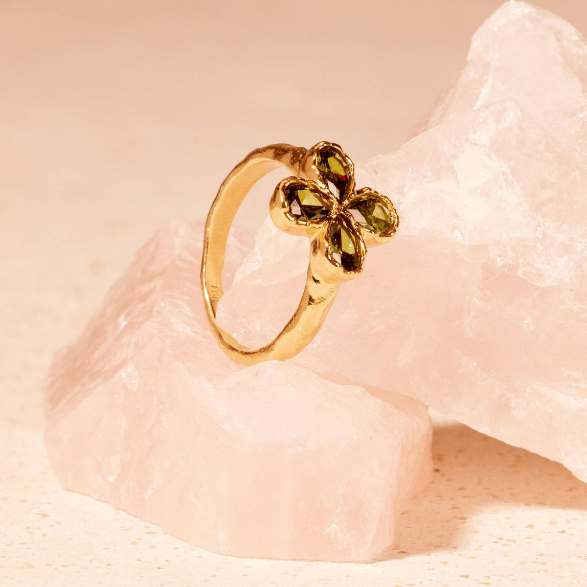 Fausta Bague | Bijou Cadeau en Or Imperméable