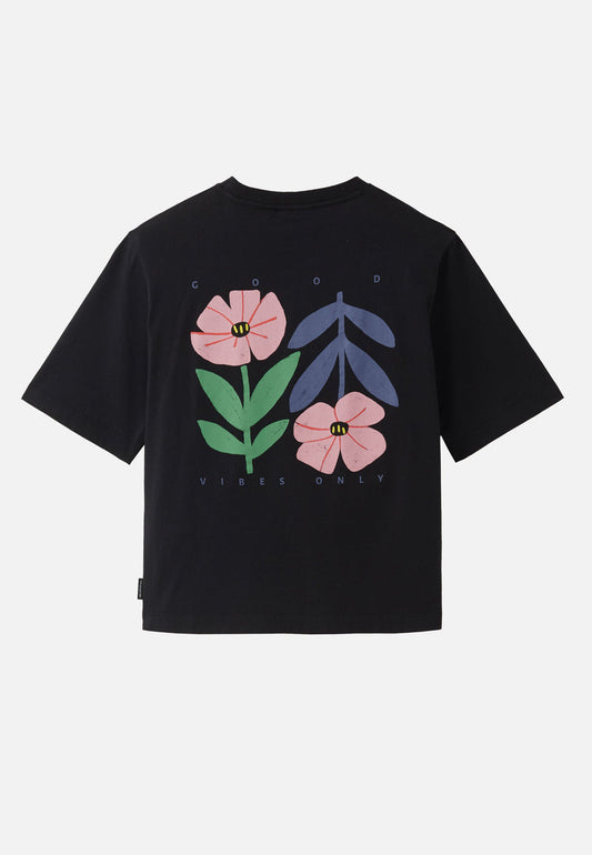 T-Shirt AZOLLA Good Vibes - noir
