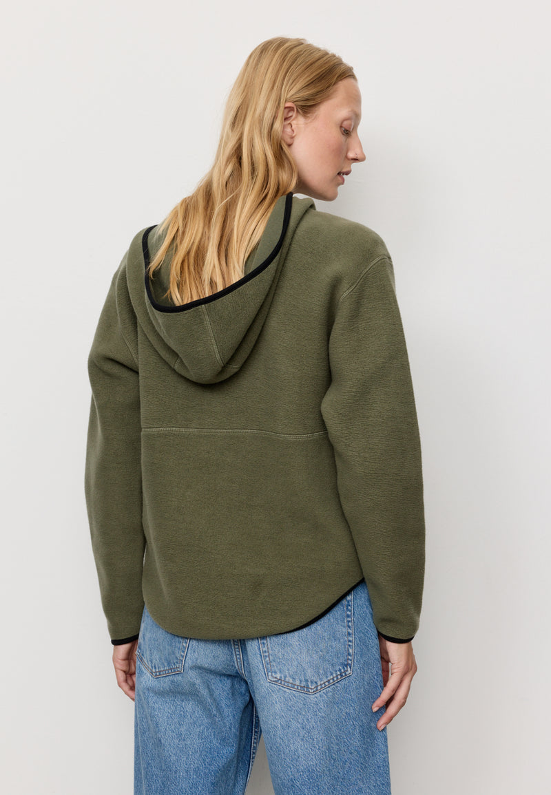 Sweat / Polaire FORSTIA mi-zippé - Vert