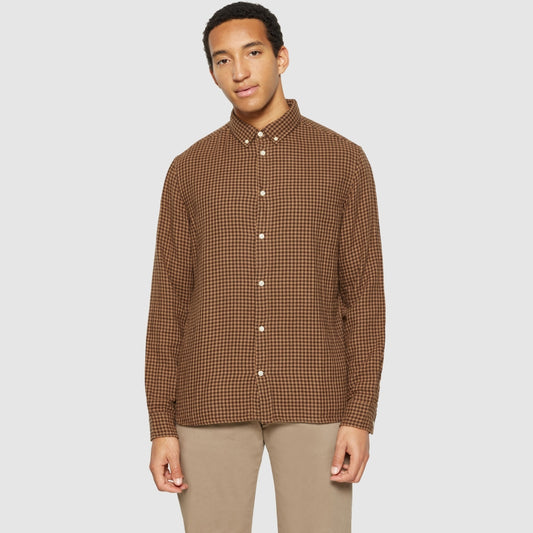 Chemise regular-fit à petits carreaux