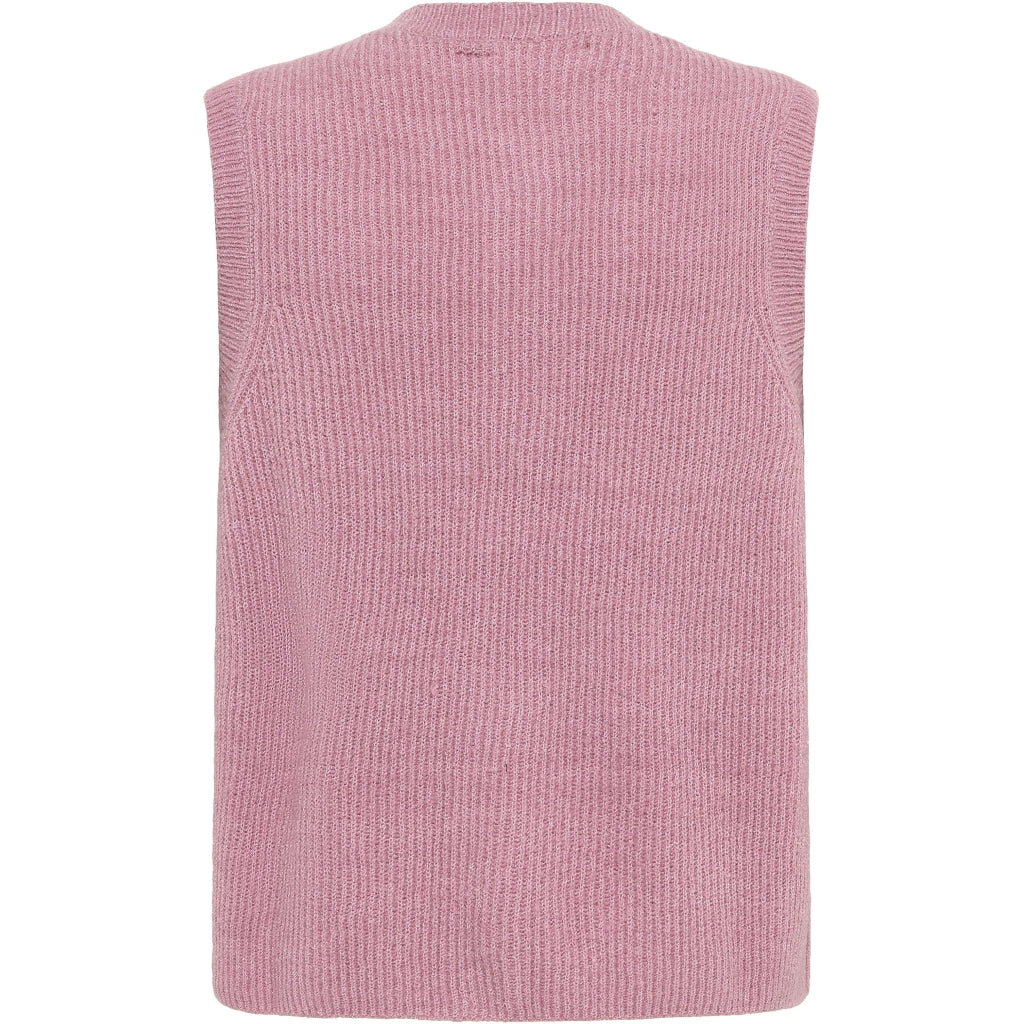 Gillet sans manche soufflé - Rose