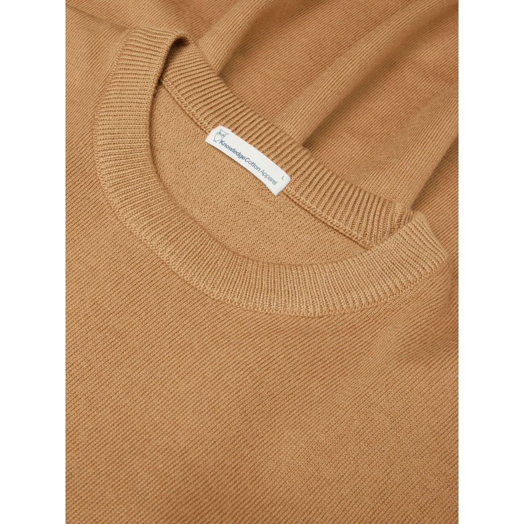 Pull en maille à col rond - Laine mérinos - Cinnamon