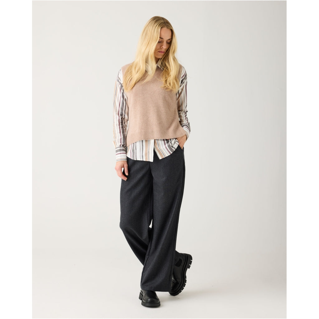 Chemise lignée en coton bio