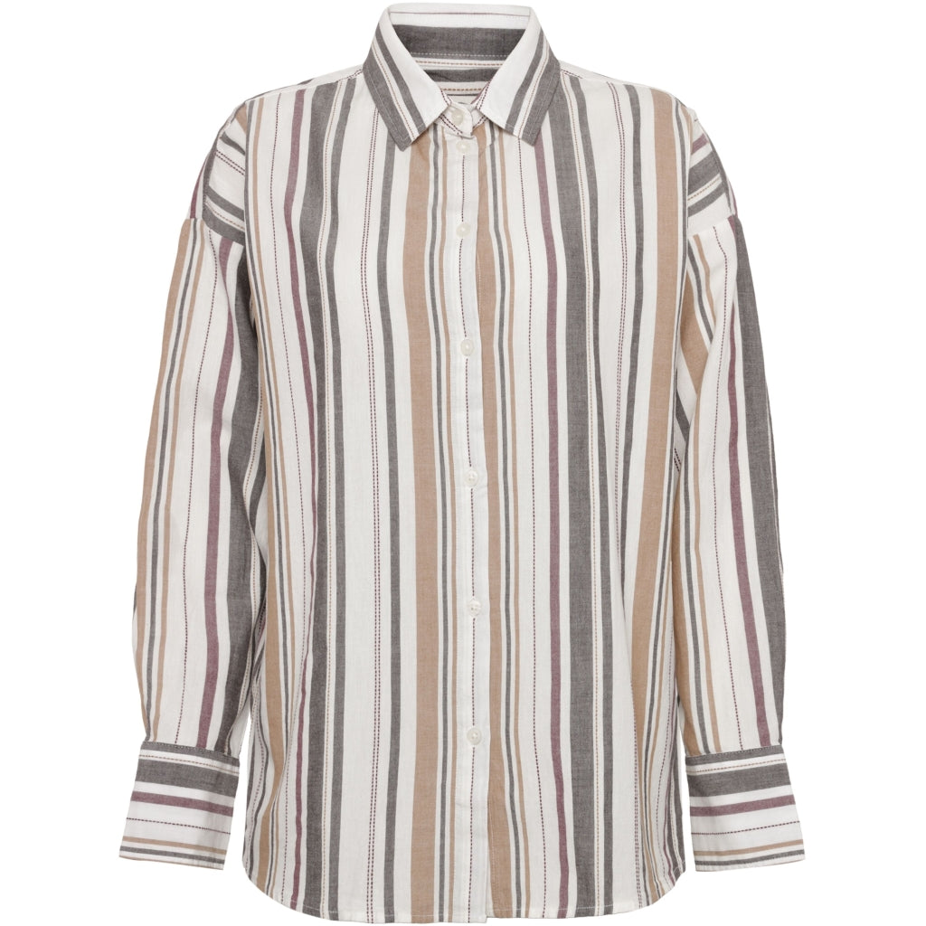 Chemise lignée en coton bio