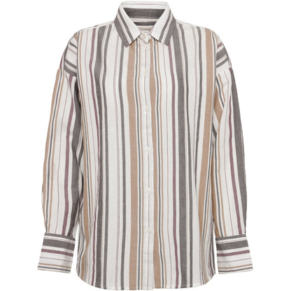 Chemise lignée en coton bio
