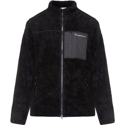 Teddy fleece zip - Black