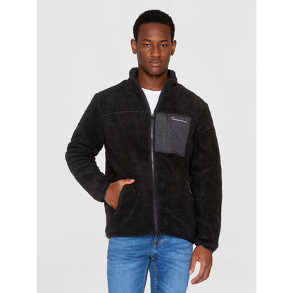 Teddy fleece zip - Black