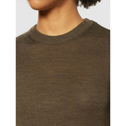 Pull doux merino - dark olive
