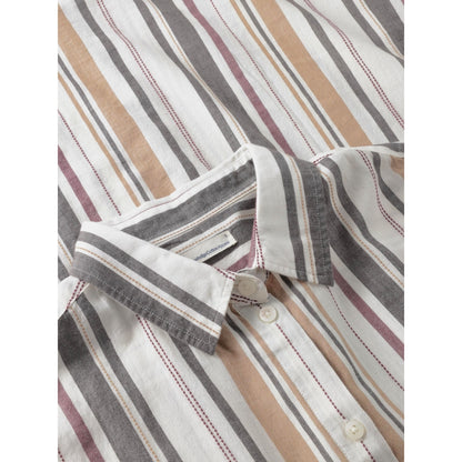 Chemise lignée en coton bio