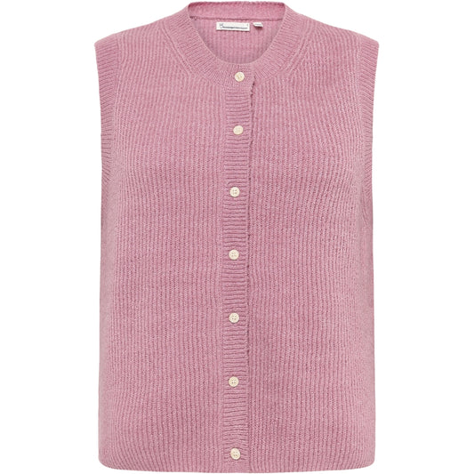 Gillet sans manche soufflé - Rose